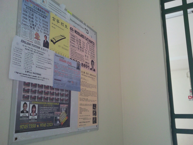 Flyers Advertising Post Your Ads At Notice Boards in Singapore