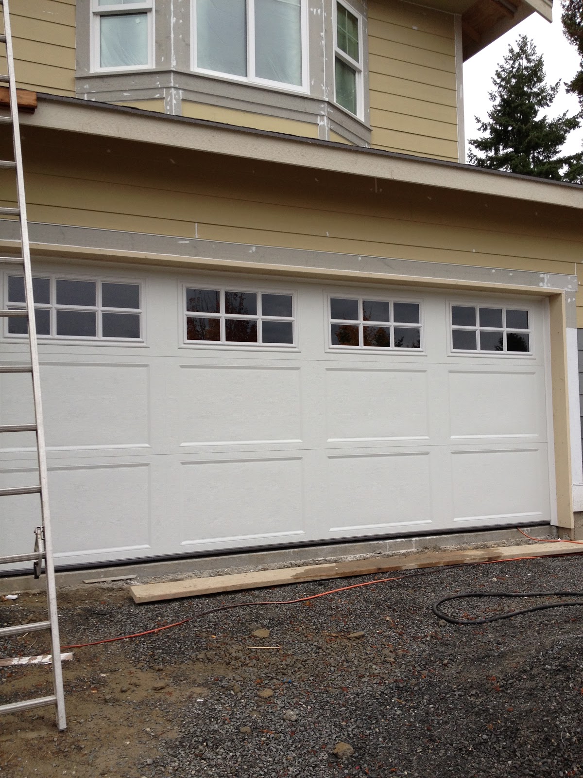 Building our dream home, from the ground up Progress photos garage