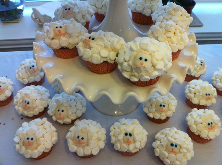 Cakes by Lauren sheep baby shower for little girl Remington Jade