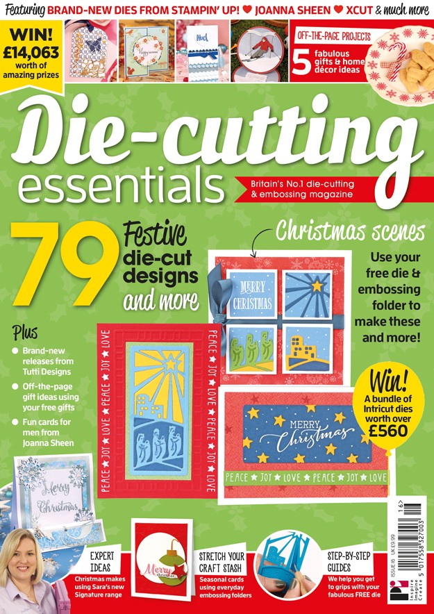 I WAS PUBLISHED IN: Die-cutting Essentials  Issue 16.