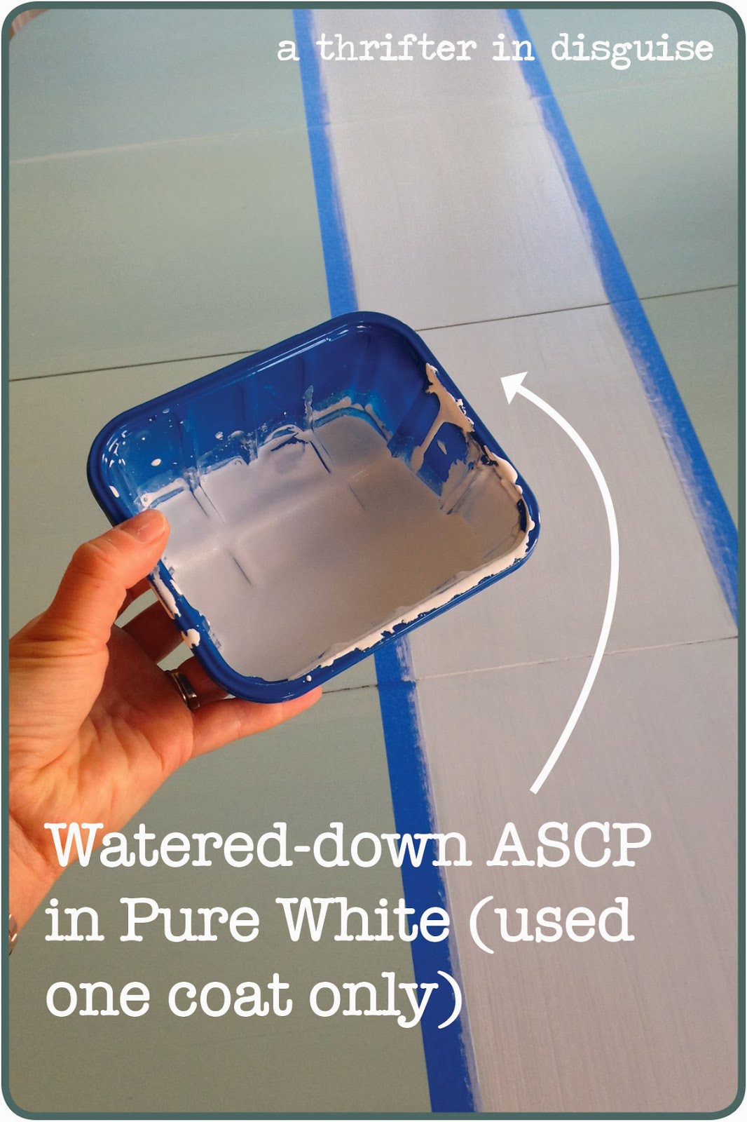 A Thrifter in Disguise Milk Paint Drop Leaf Table