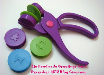 Lin Handmade Greetings Card Disember 2012 Giveaway