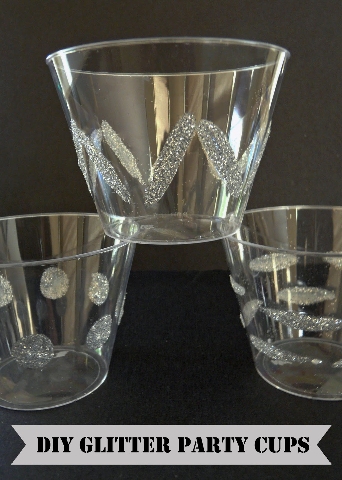 [Party] DIY Glitter Party Cups