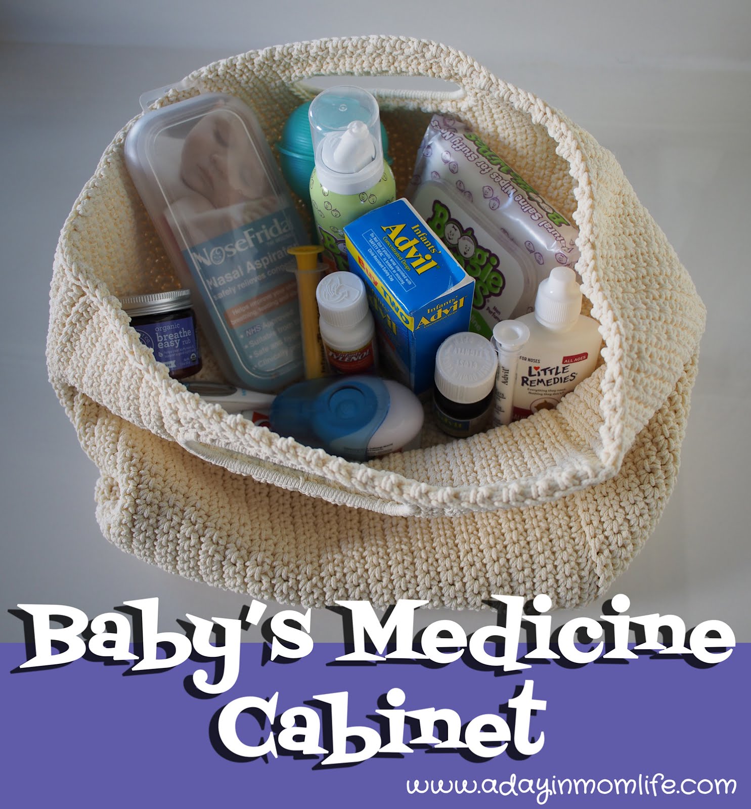A Day in Mom Life Baby's Medicine
