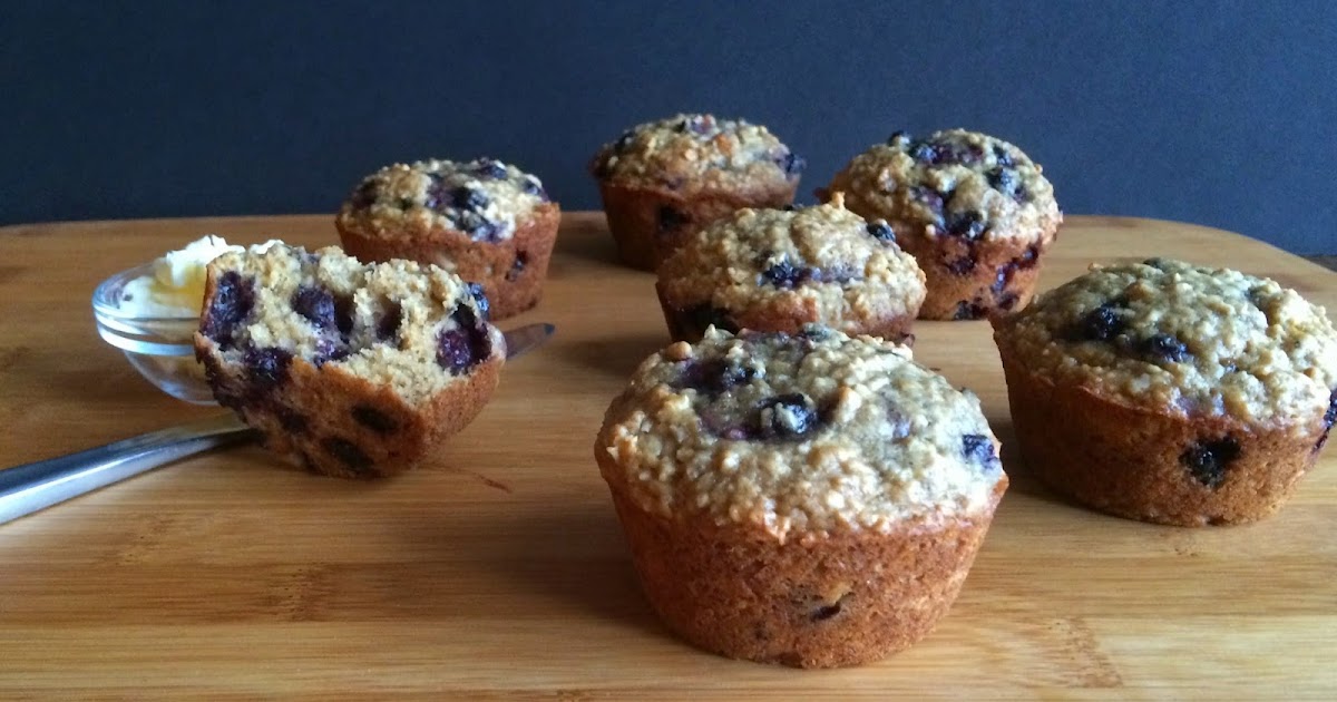 My Tiny Oven Saskatoon Berry Oat Muffins