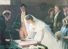 SIGNING THE REGISTER