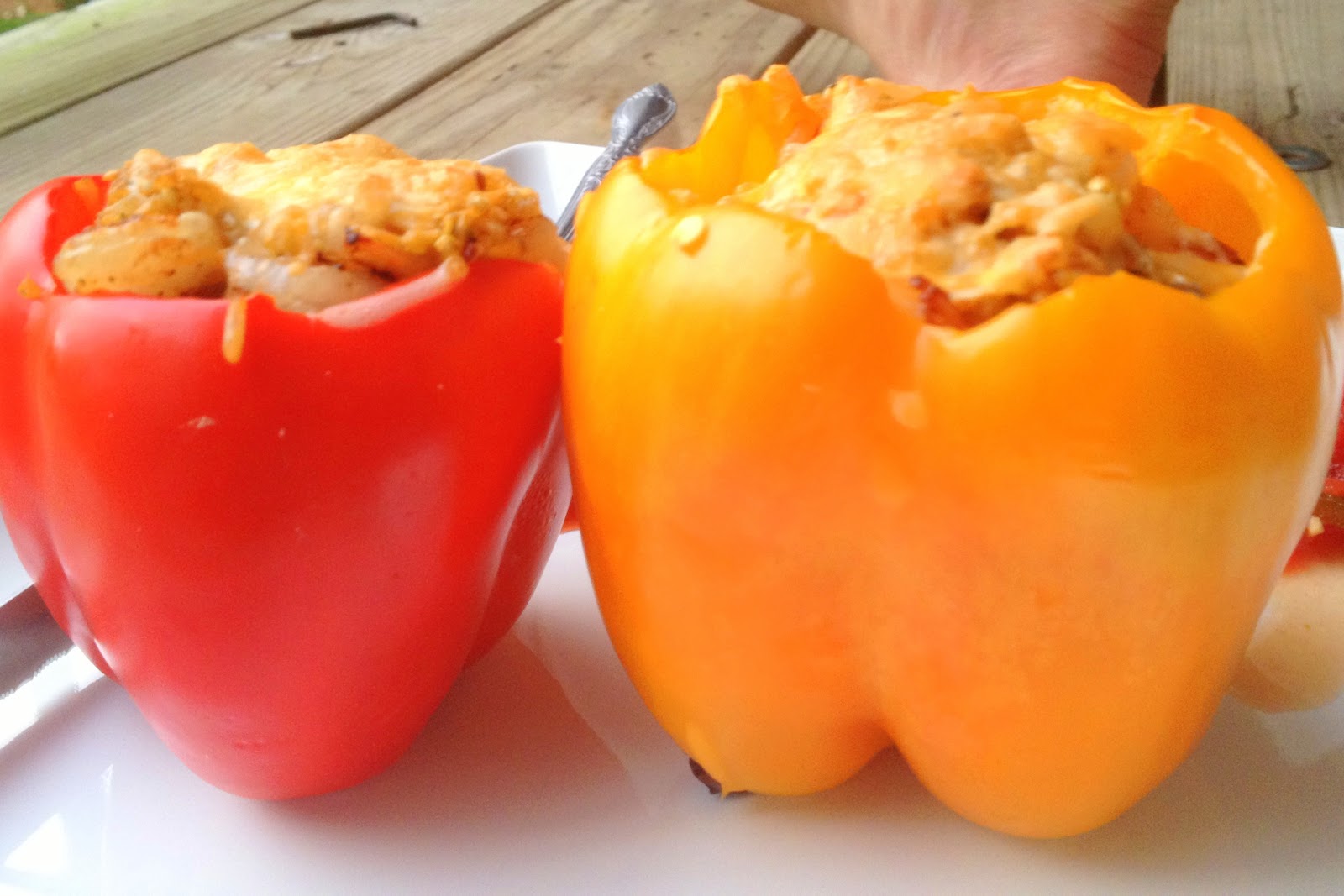 Healthy Quinoa & Shrimp Stuffed Peppers Ericka Andersen
