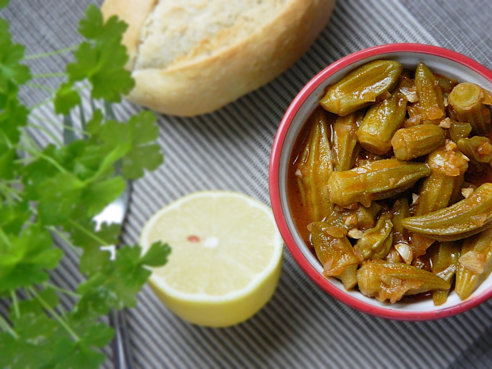 Dr Ola's kitchen Egyptian Okra (Ägyptische Okra)