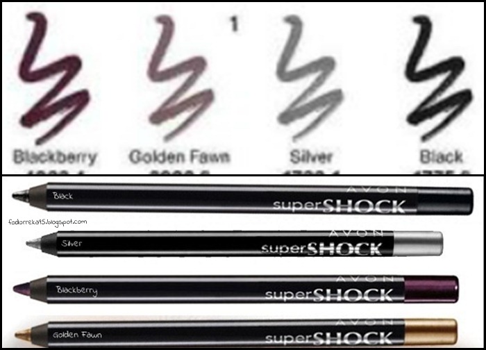 Review Avon SuperShock Gel Eyeliners (Pencil) Always wear your