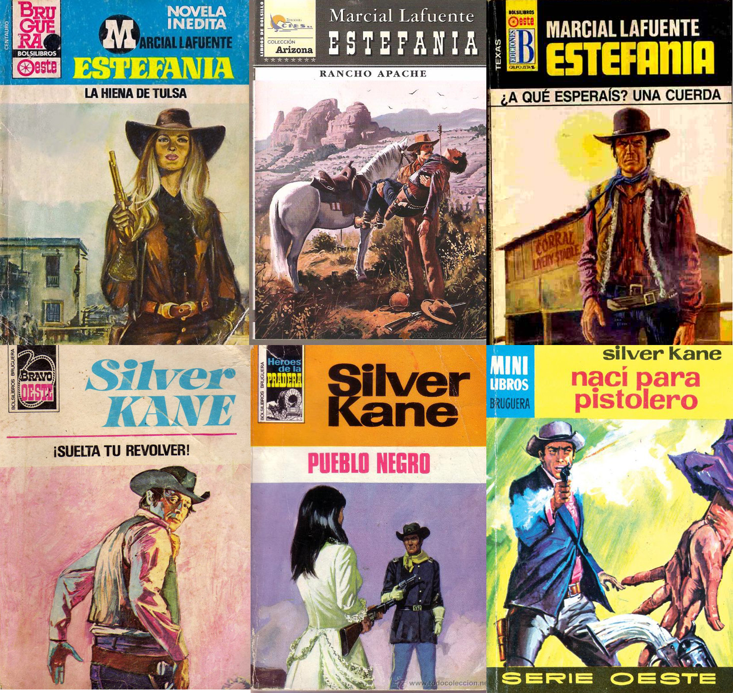 NOVELAS DE WESTERN ANTIGUAS DE SILVER KANE AÑOS 70-80 NOVELAS DE WESTERN ANTIGUAS DE SILVER KANE AÑOS 70-80