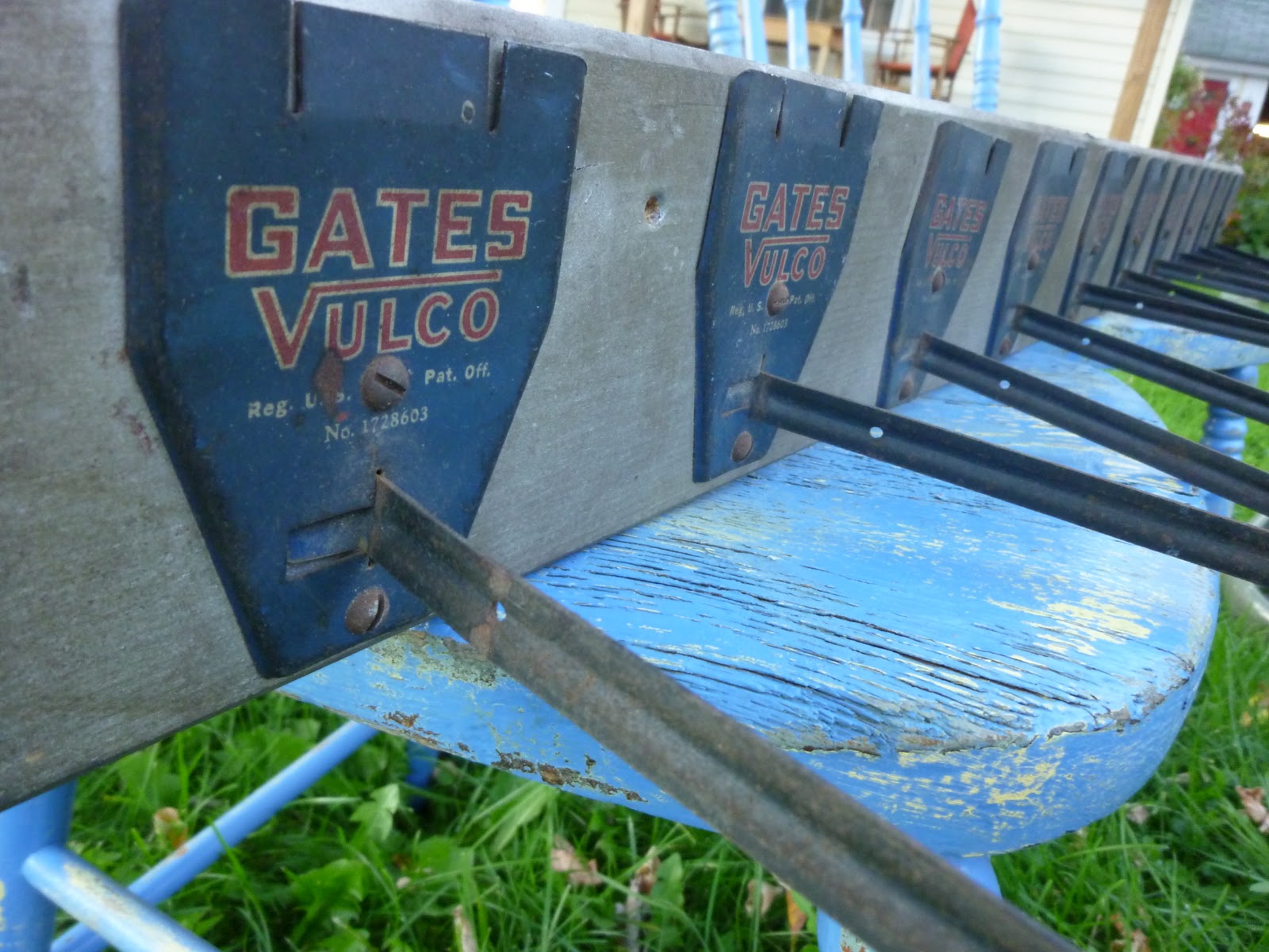Wunderful Things Vintage Gates Vulco Fan Belt Display Rack