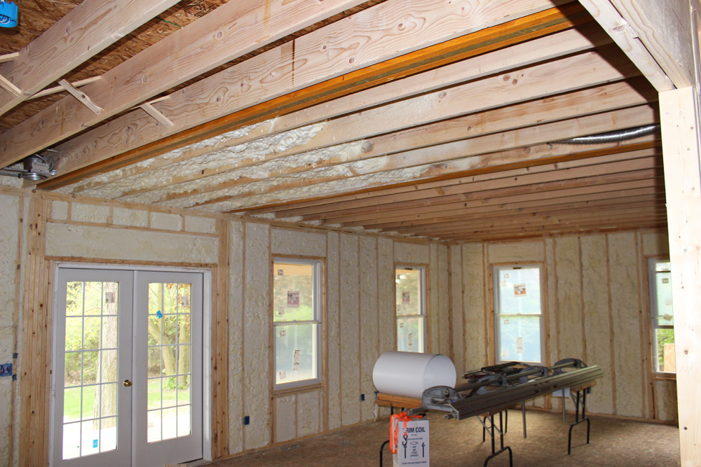 Elba Farm House Spray Foam & Drywall