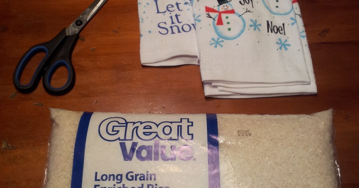 Life in the Hundred Acre Woods How to make a Rice Bag Heating Pad TUTORIAL