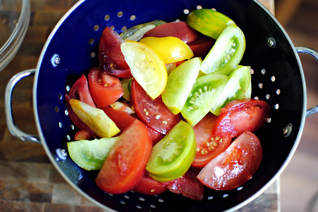 Balsamic Heirloom Tomato Salad l SimplyScratch.com