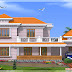 Kerala model 2500 Sq.Ft. 4 bedroom home
