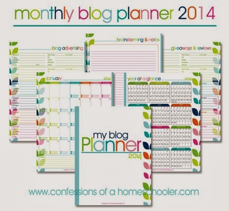 2014 Printable Blog Planner 2014 Printable Blog Planner