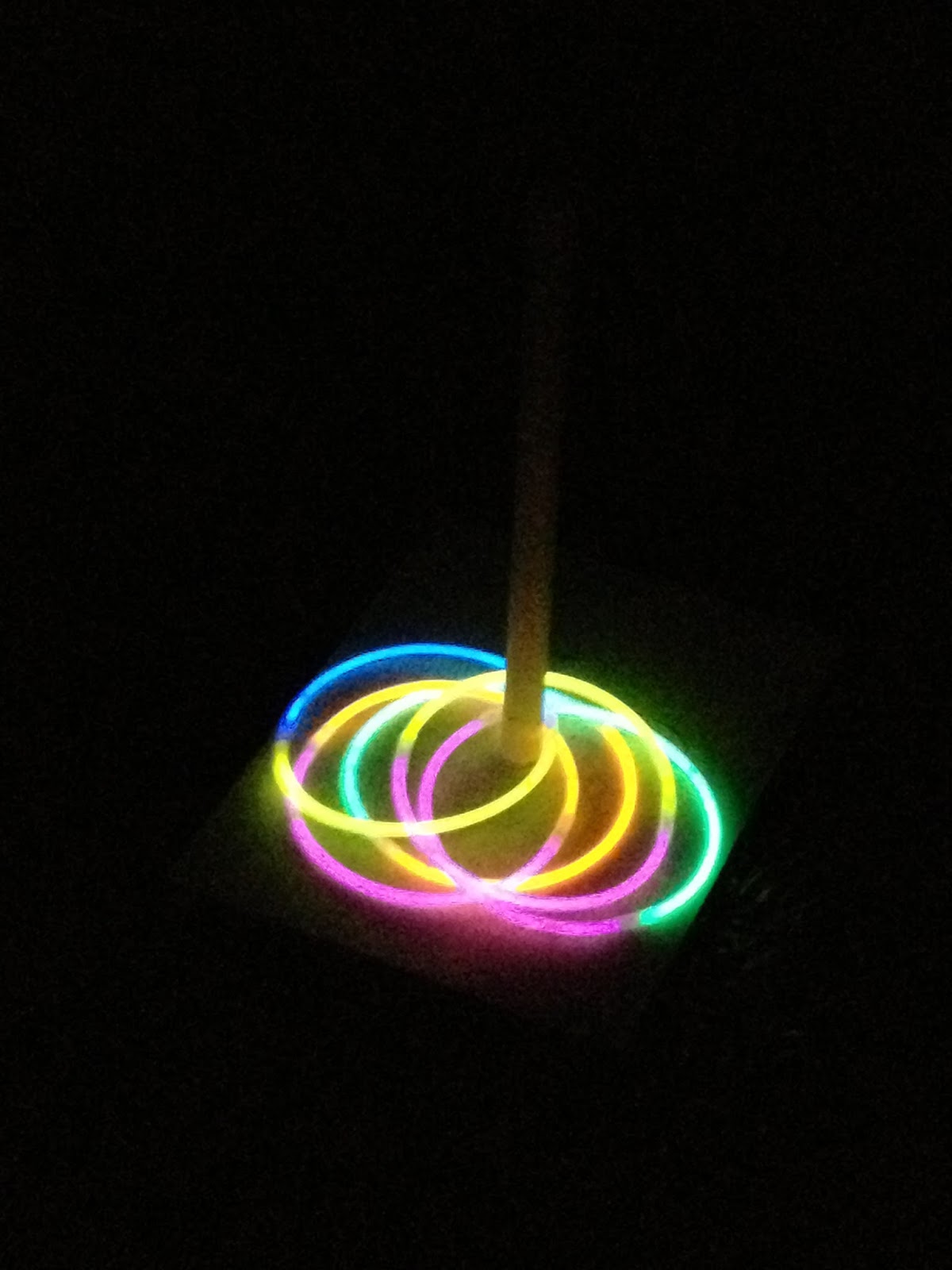 Chalkboard Blue GlowInTheDark Ring Toss