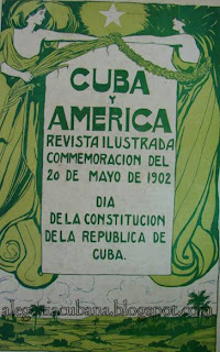 Cuba y América, 1904, portada alegórica