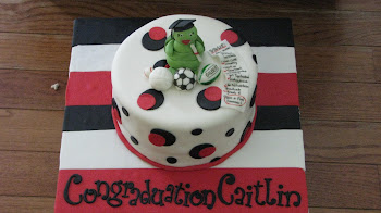 Custom Graduation Cake for Turtle-lover Caitlin!