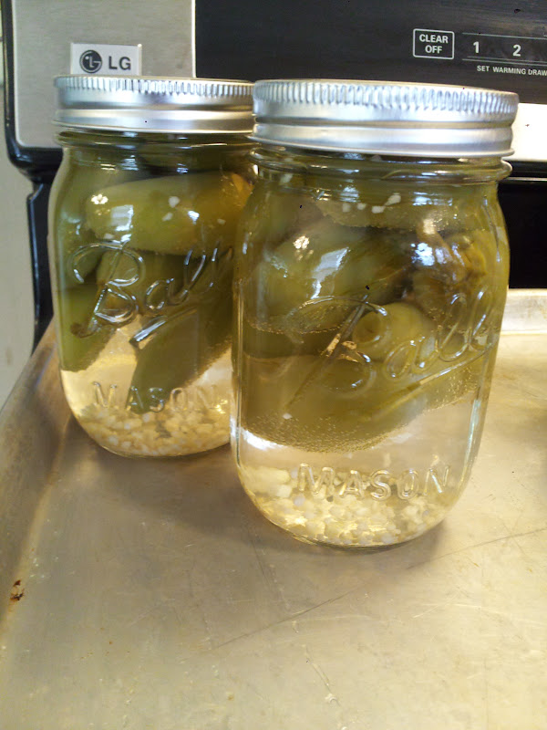 Working House Mom, Wife Canned Jalapeno Peppers