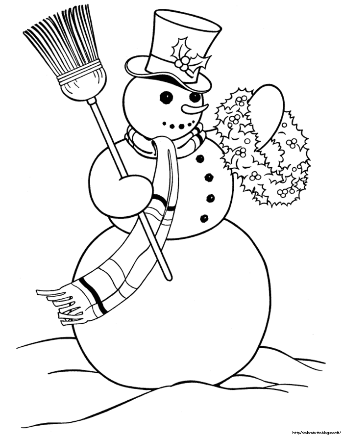 Natale disegno da colorare n.10