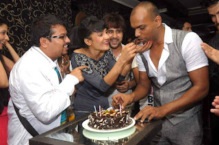 Poonam Pandey snapped at Mausami Badra's birthday bash