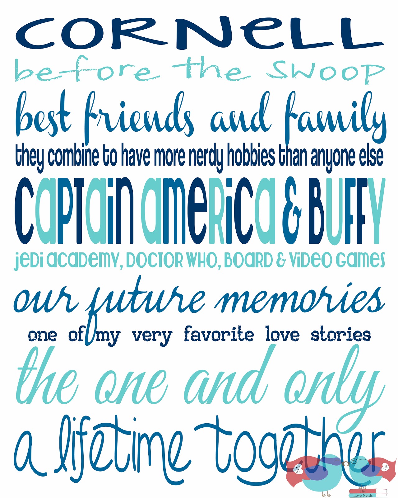 Making Wedding Toast Word Art The Love Nerds