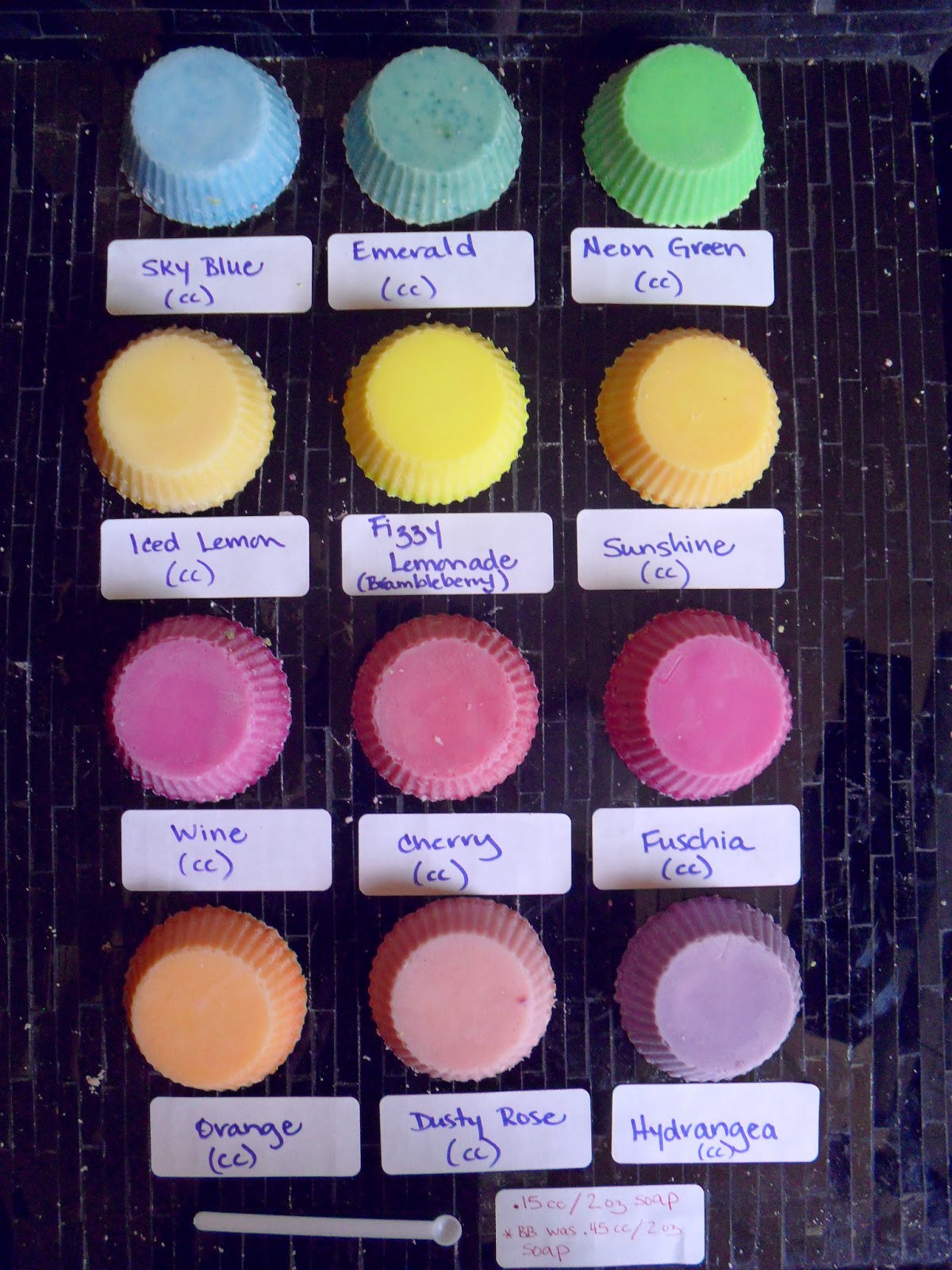 Seattle Soap Girl Testing new soap colors