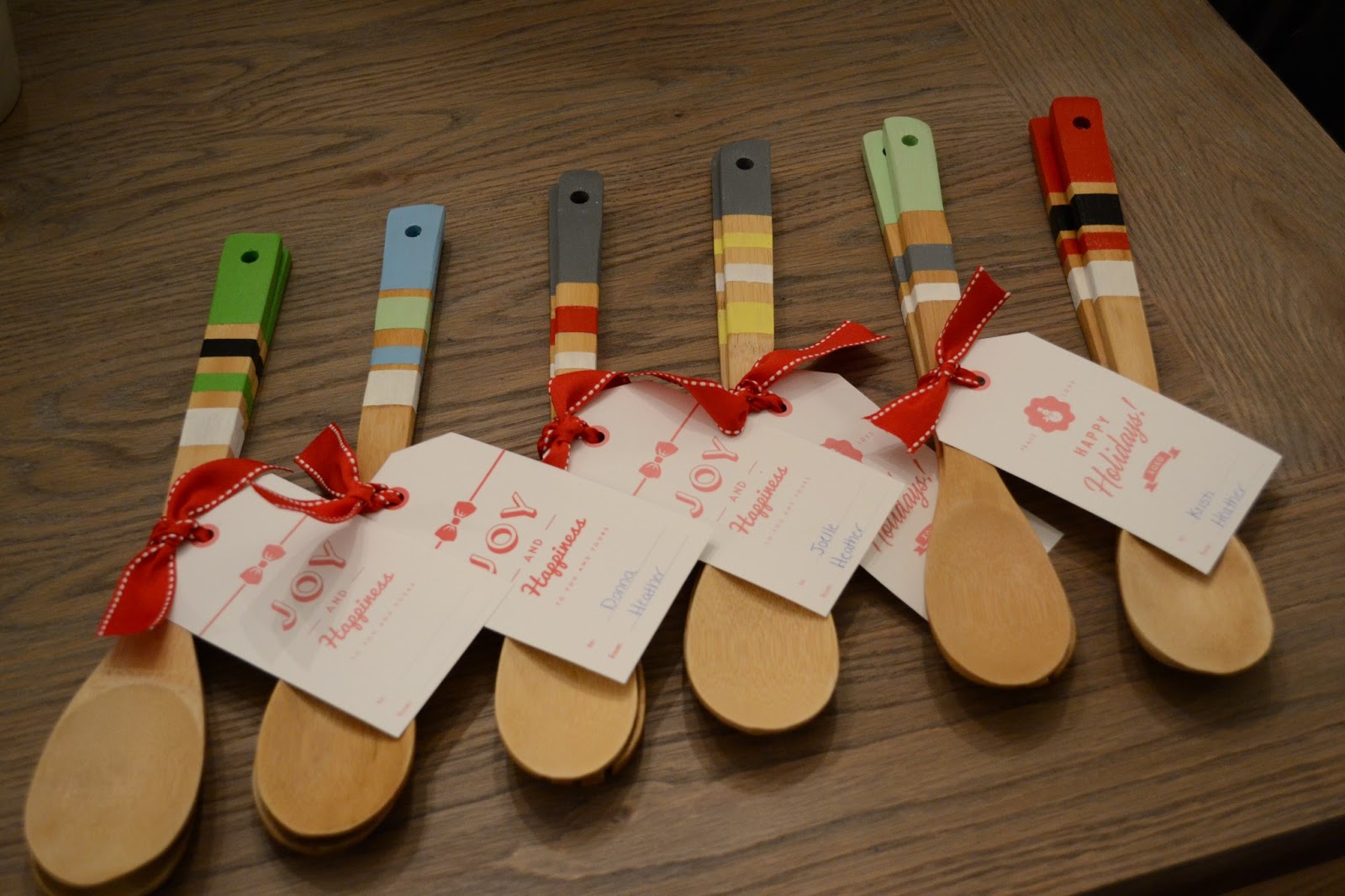 I was planning on... Painted wooden spoons
