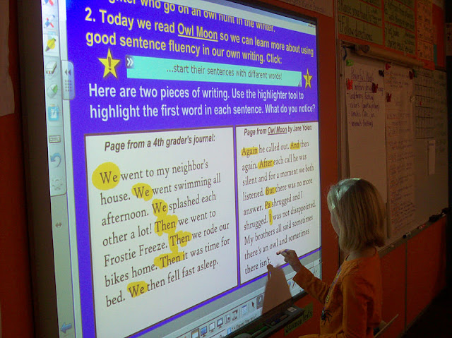 Life in 4B...: Vocabulary, Sentence Fluency, & Types of Print