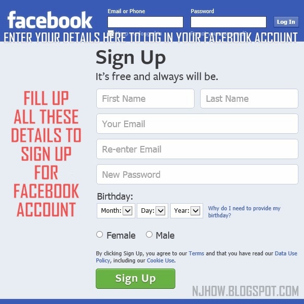Facebook Sign In Facebook Login