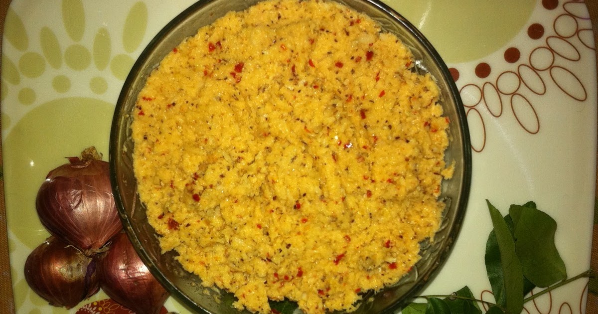 Thenga Chammanthi Kerala Style Spill the Spices