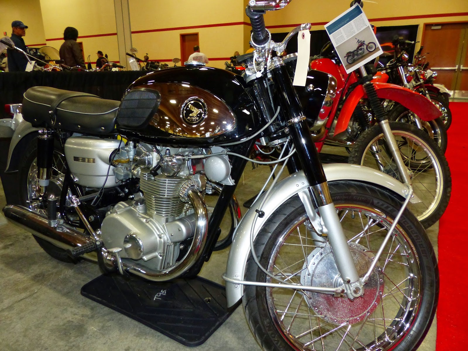 OldMotoDude 1966 Honda CB450 Black Bomber for sale at the 2015 Mecum