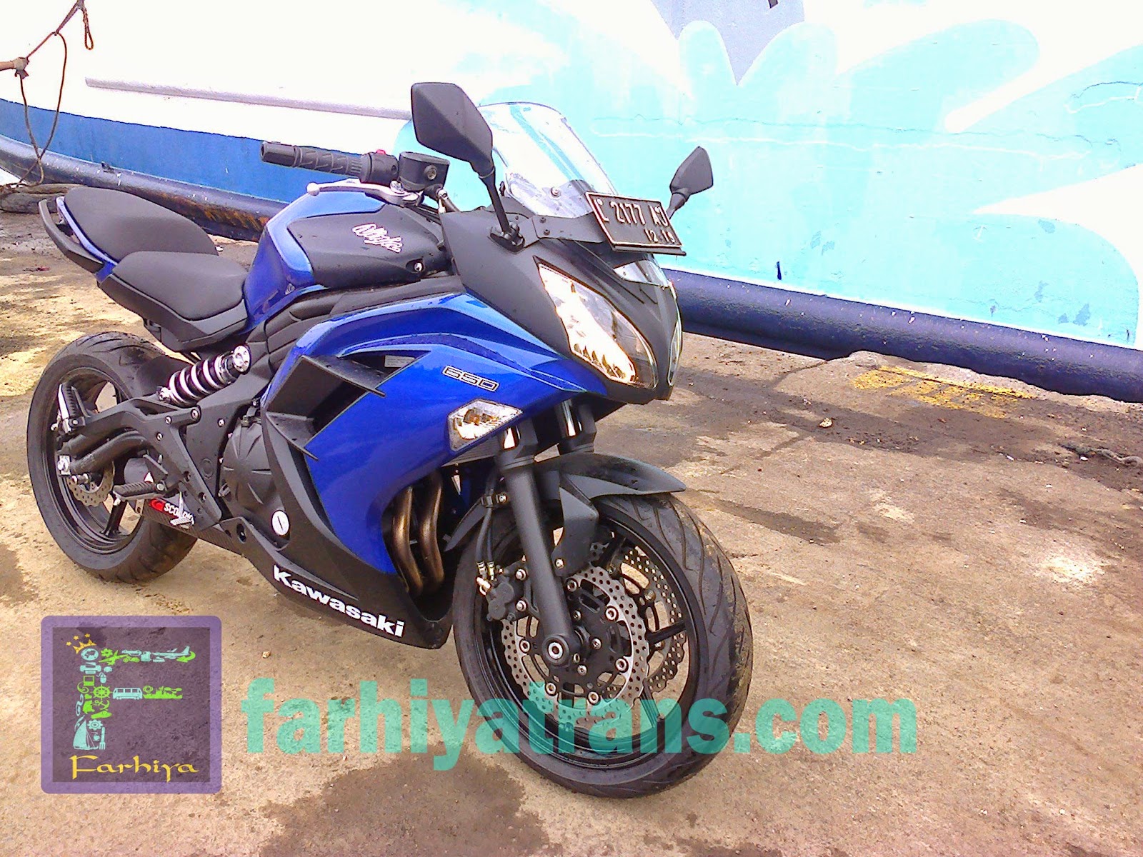 Pengiriman Sepeda Motor Kawasaki Ninja EX 650 14 Januari 2015