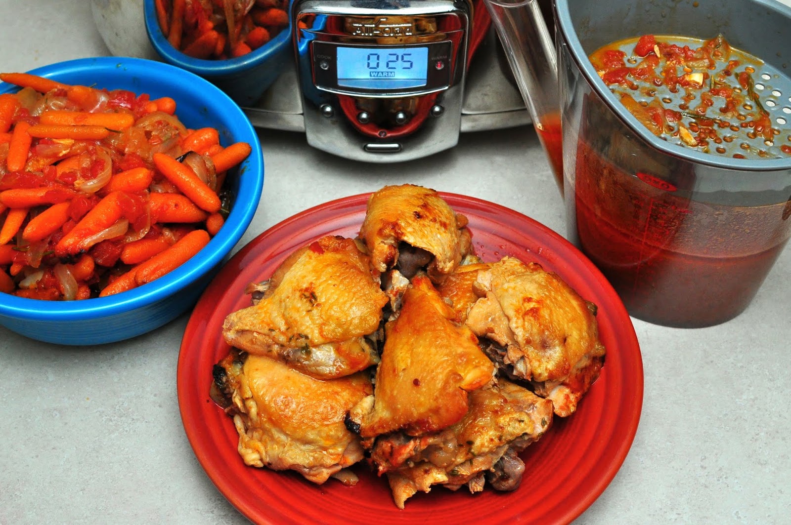 Slow Cooker Braised Chicken Thighs Dad Cooks Dinner