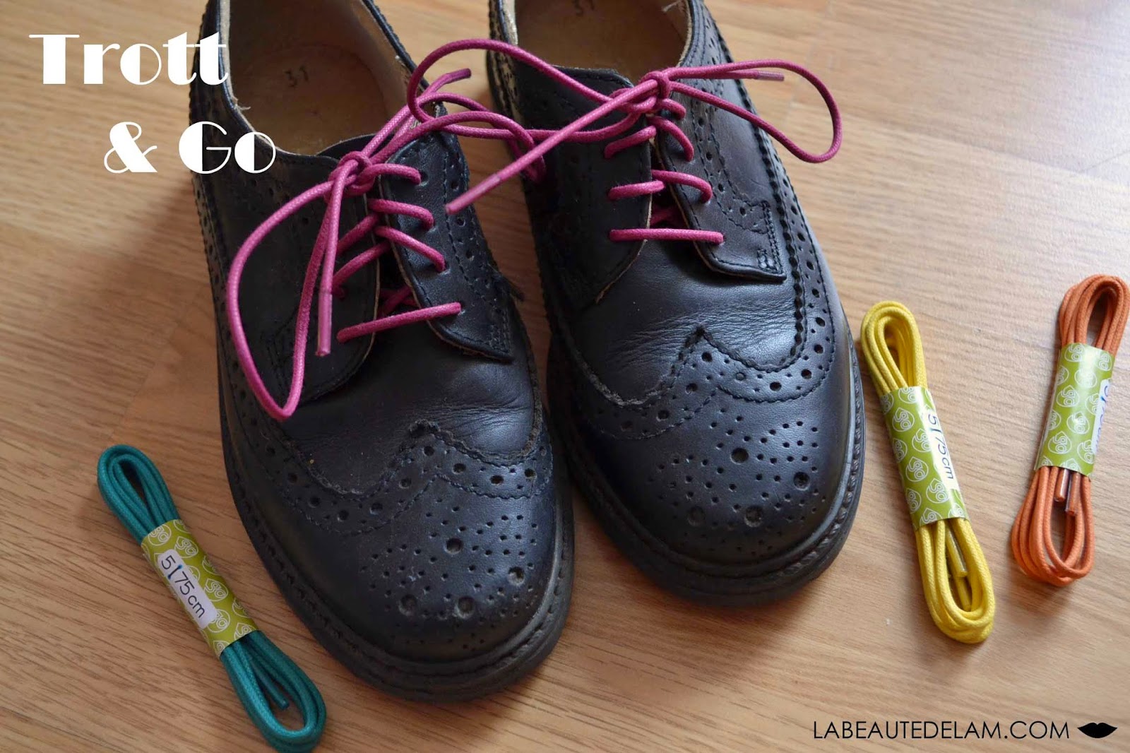 La Beauté de Lâm - Blog beauté bien-être culture et gourmandise: Trott \u0026 Go : changez de lacets, passez à la couleur !