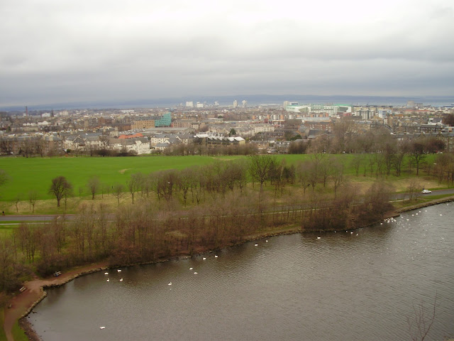 VIEW FROM HOLYROOD PARK, EDINBURGH