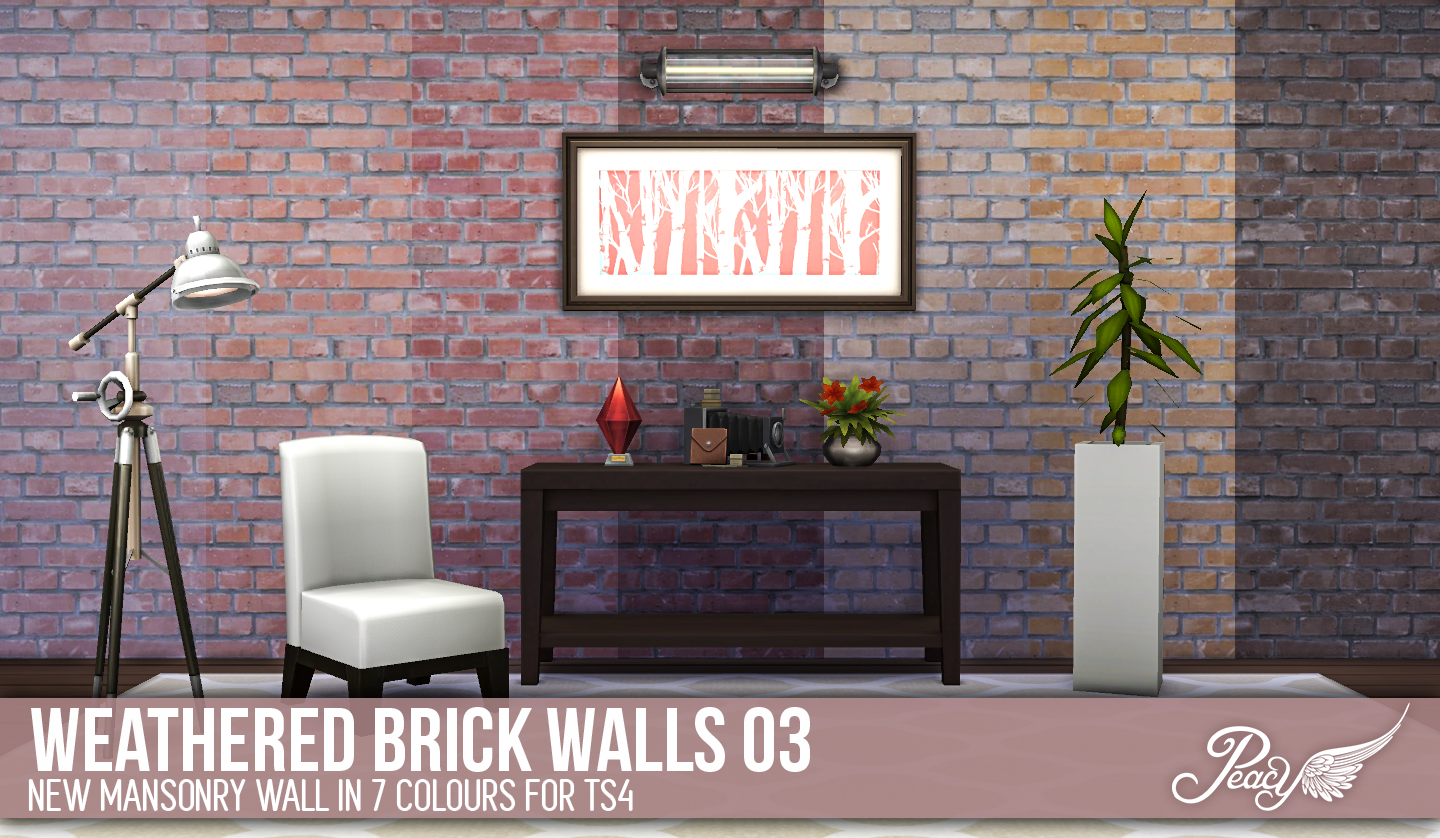 Sims4 Ts4 Cc Build Walls Brick vrogue.co