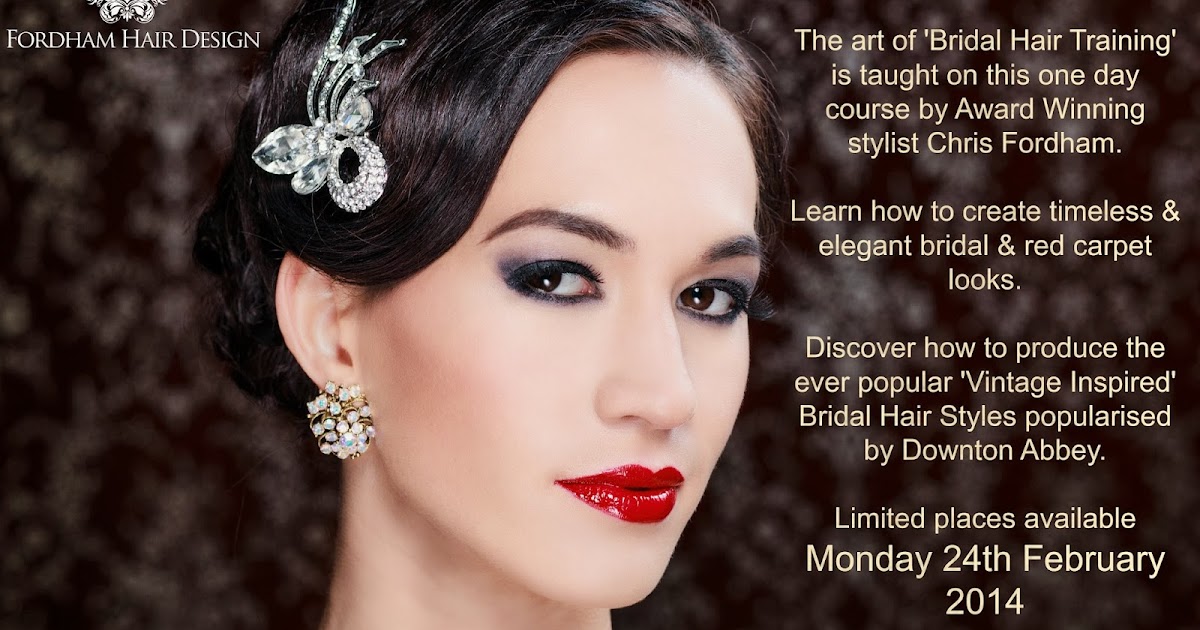 Bridal Hair Training In Gloucestershire Vintage And Red Carpet