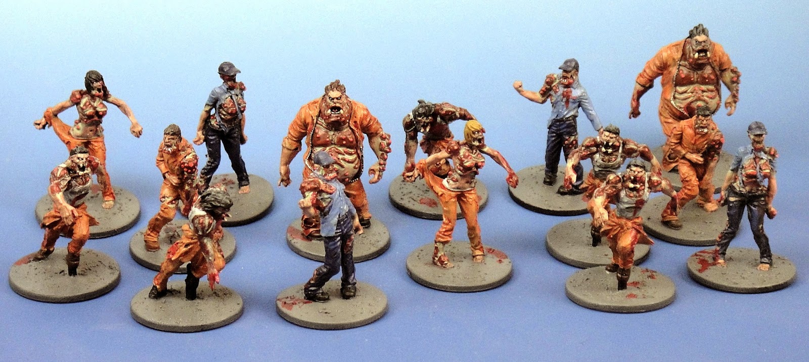 Zombicide++Berserk+Zombies.JPG (1600×716) Miniature painting