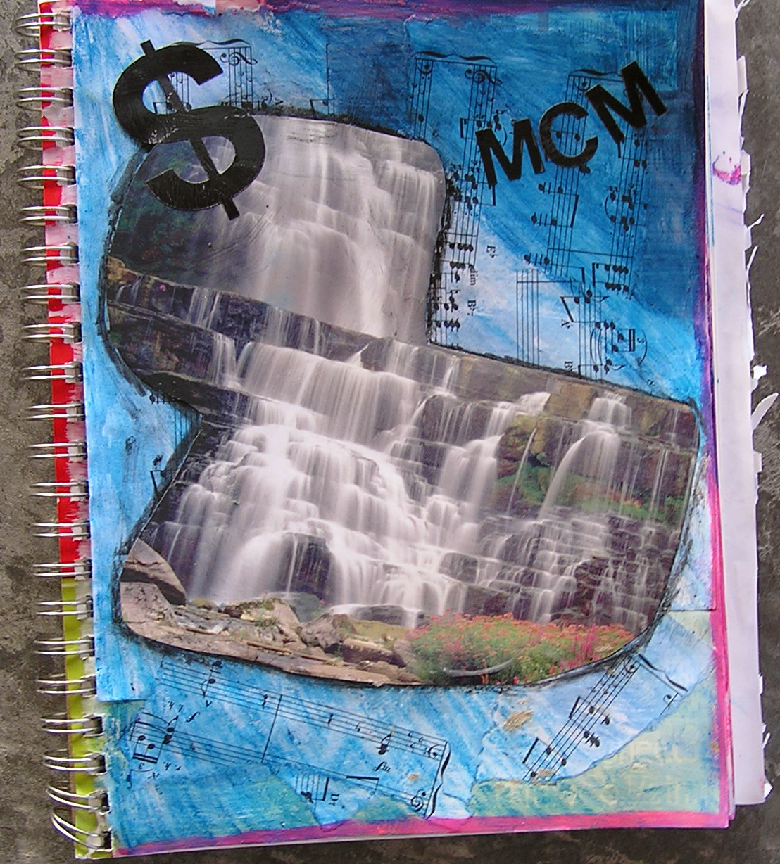 P. C. K. Art Room Sketchbook Collage Covers