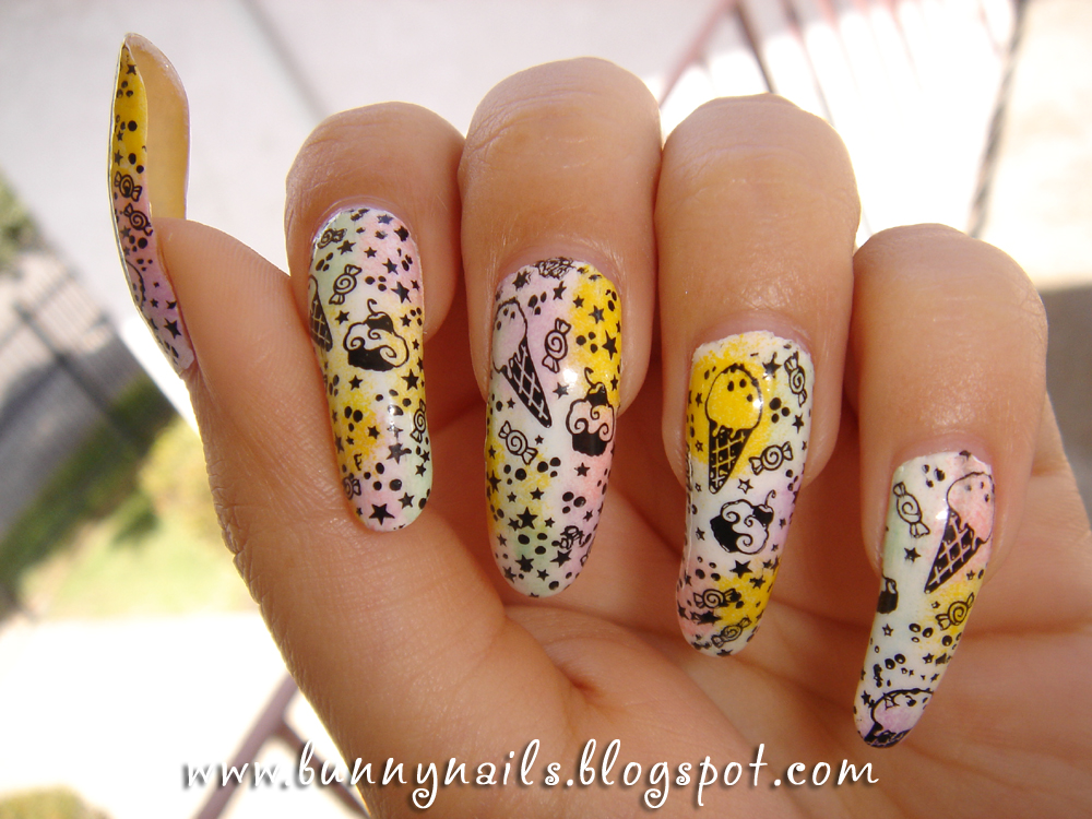Bunny Nails Ice Cream & Candy Nails