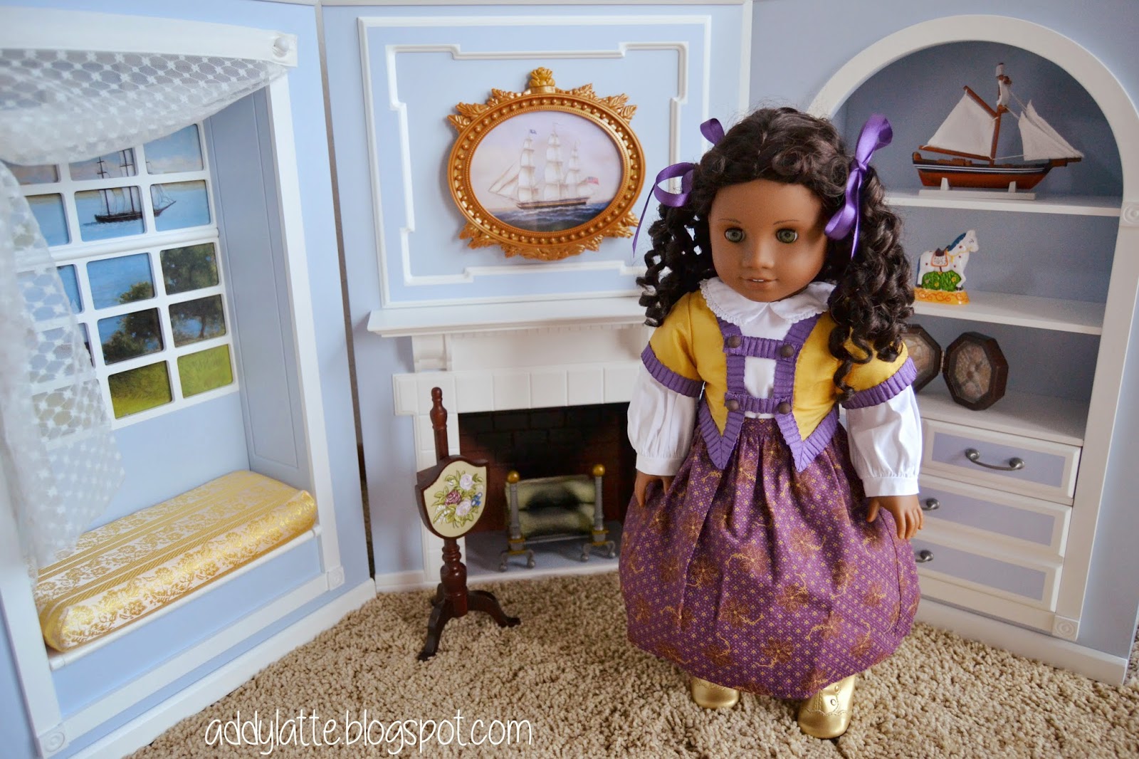 AddyLatte ♥ an American Girl blog Caroline's Parlor Review