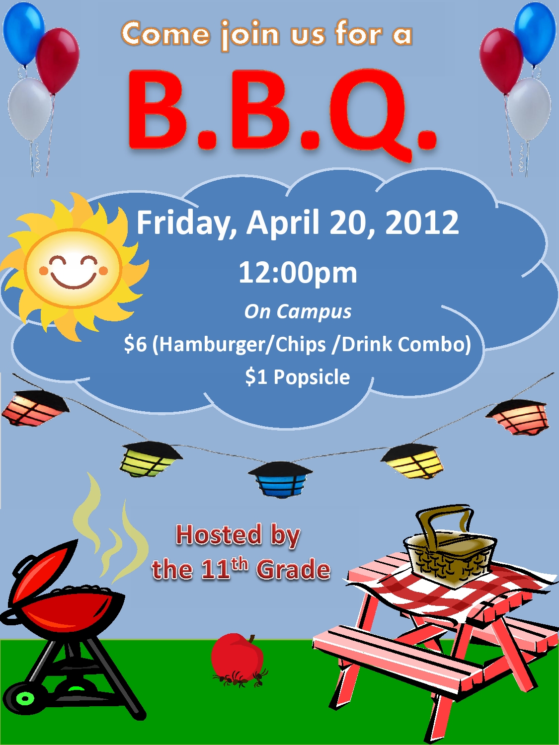 church bbq flyer template church flyers samples