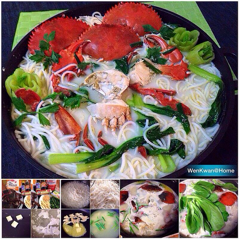 Crabs Bee Hoon Soup by Wendy Kwan‎