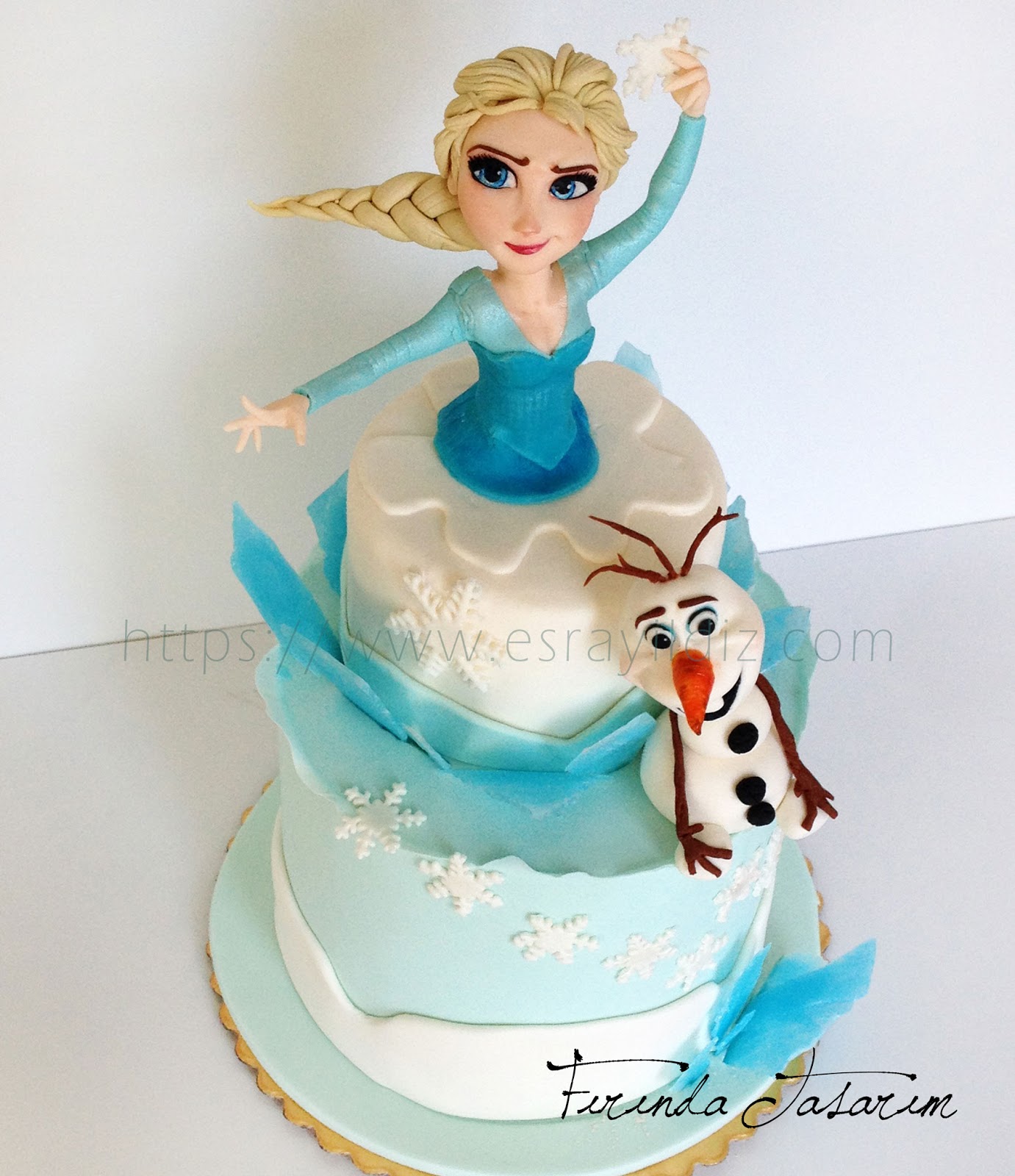 FIRINDA TASARIM Elsa Pasta _ Frozen Cake