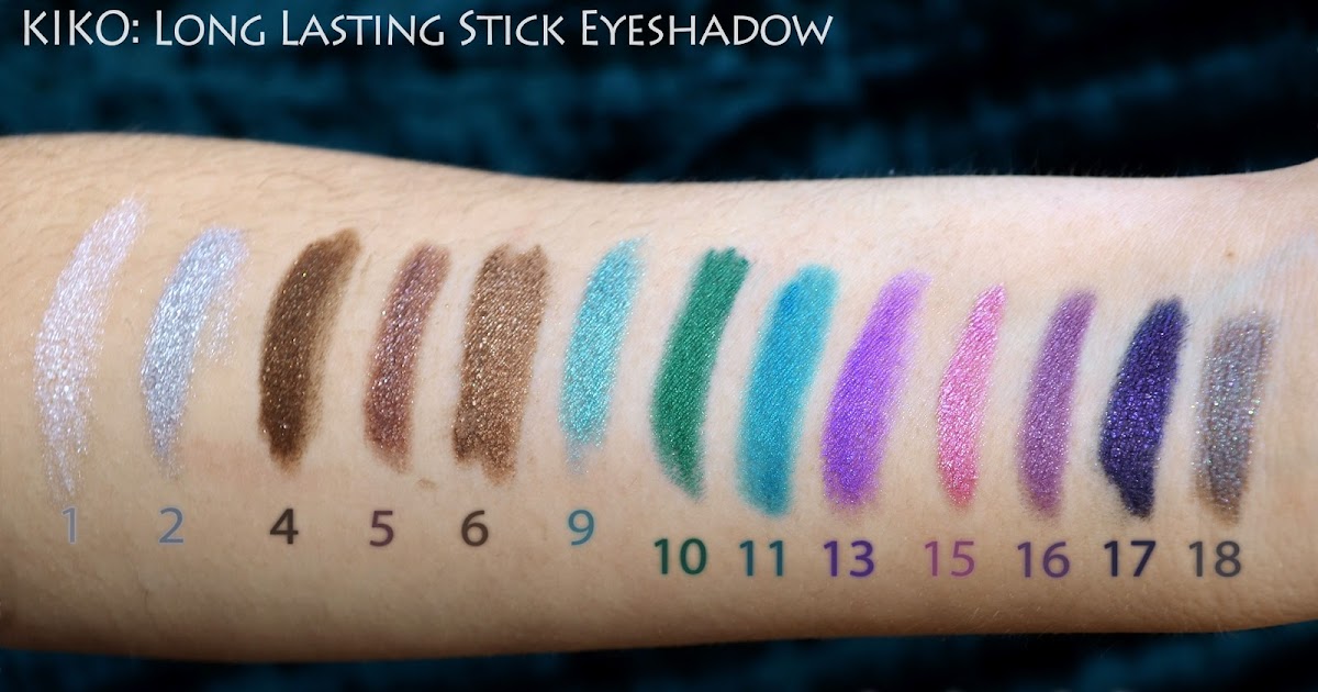 Switches & Swatches. Blog de belleza KIKO Long Lasting Stick Eyeshadow
