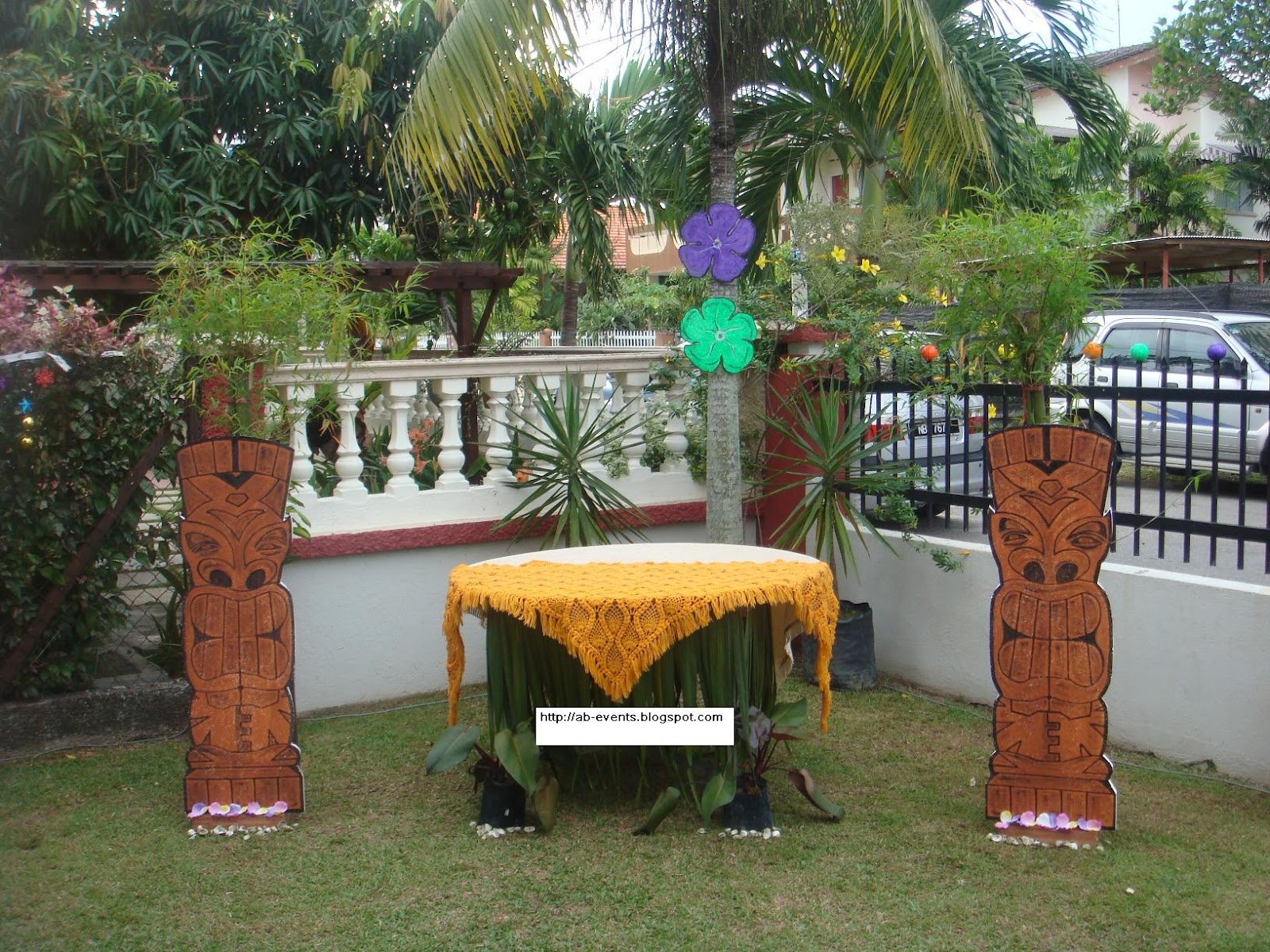 AB Events & Exhibition: Hawaiian-Themed Birthday Party - Decoration