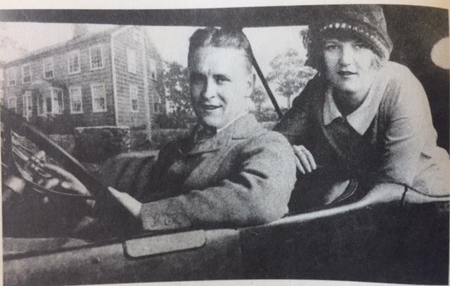 Photo of Scott and Zelda Fitzgerald on their honeymoon (1920)