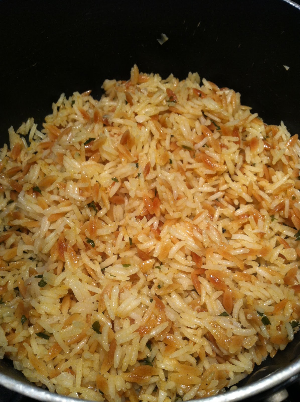 parsley & polka dots rice pilaf
